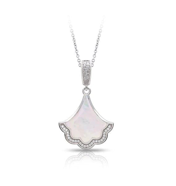 Astoria White Pendant With Chain