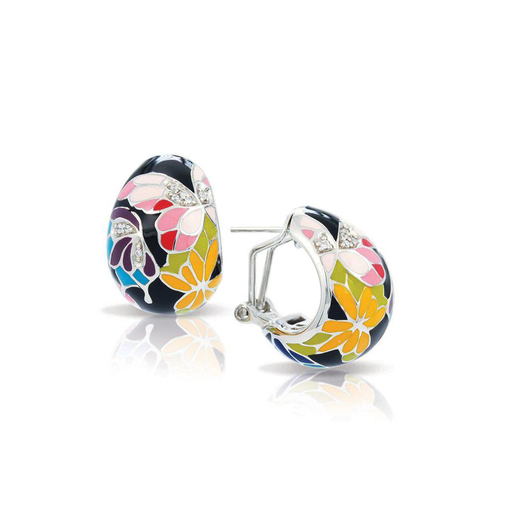 Black Butterfly Kisses  Earrings