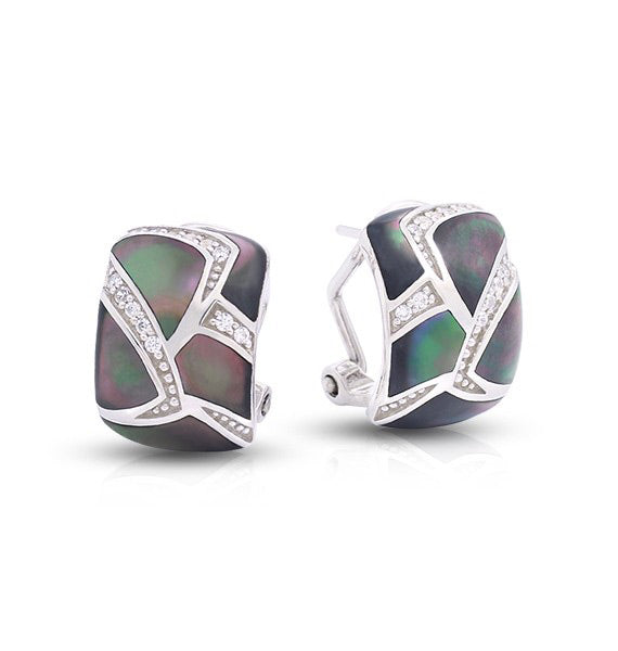 Black Mother Of Pearl Sirena Earrings