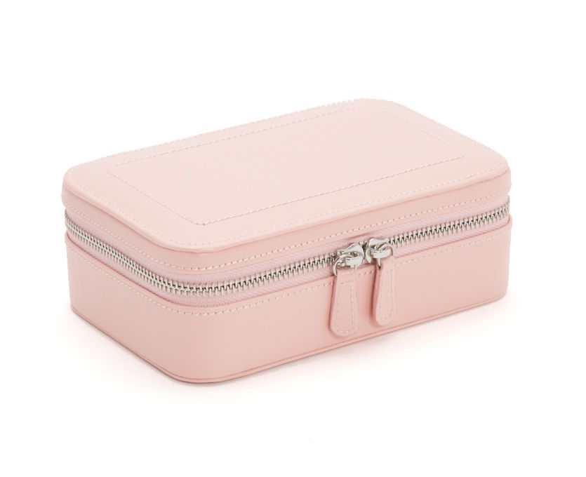 Wolf Sophia Travel Zip Case -Rose Quartz