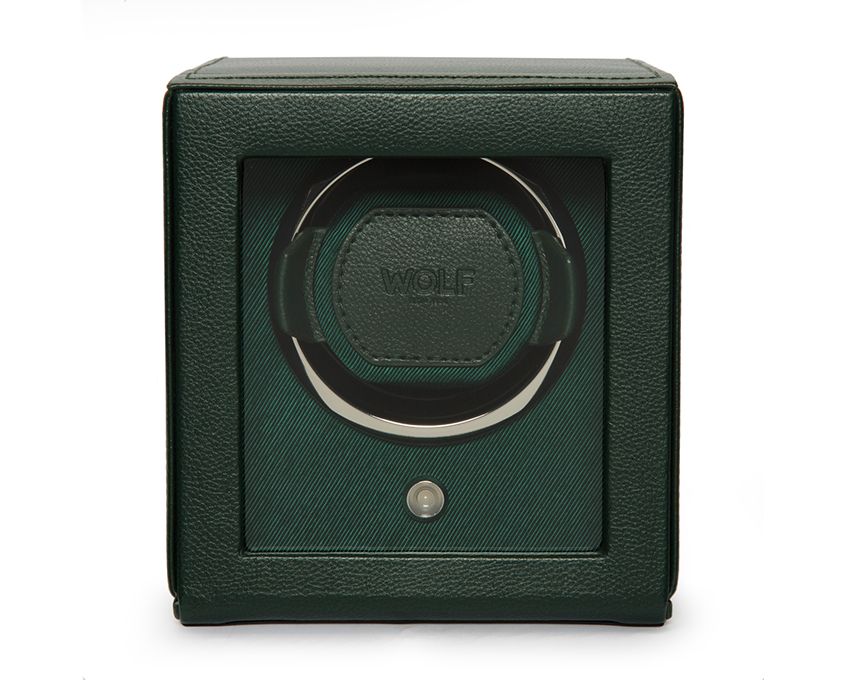 Wolf Cub Single Watch Winder in Green