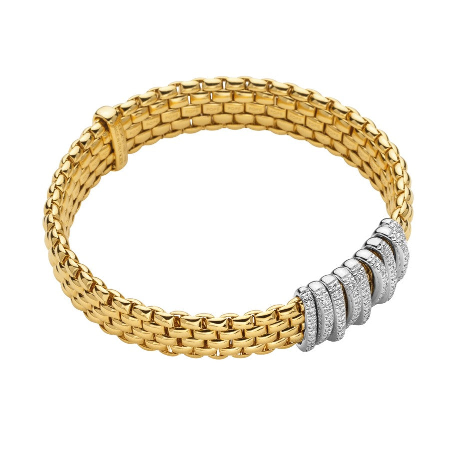 18K Yellow Gold Fope Panorama Flex-It Bracelet