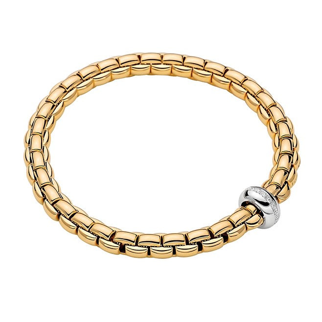 Fope 18Kt Yellow Gold Flexit Bracelet - Small