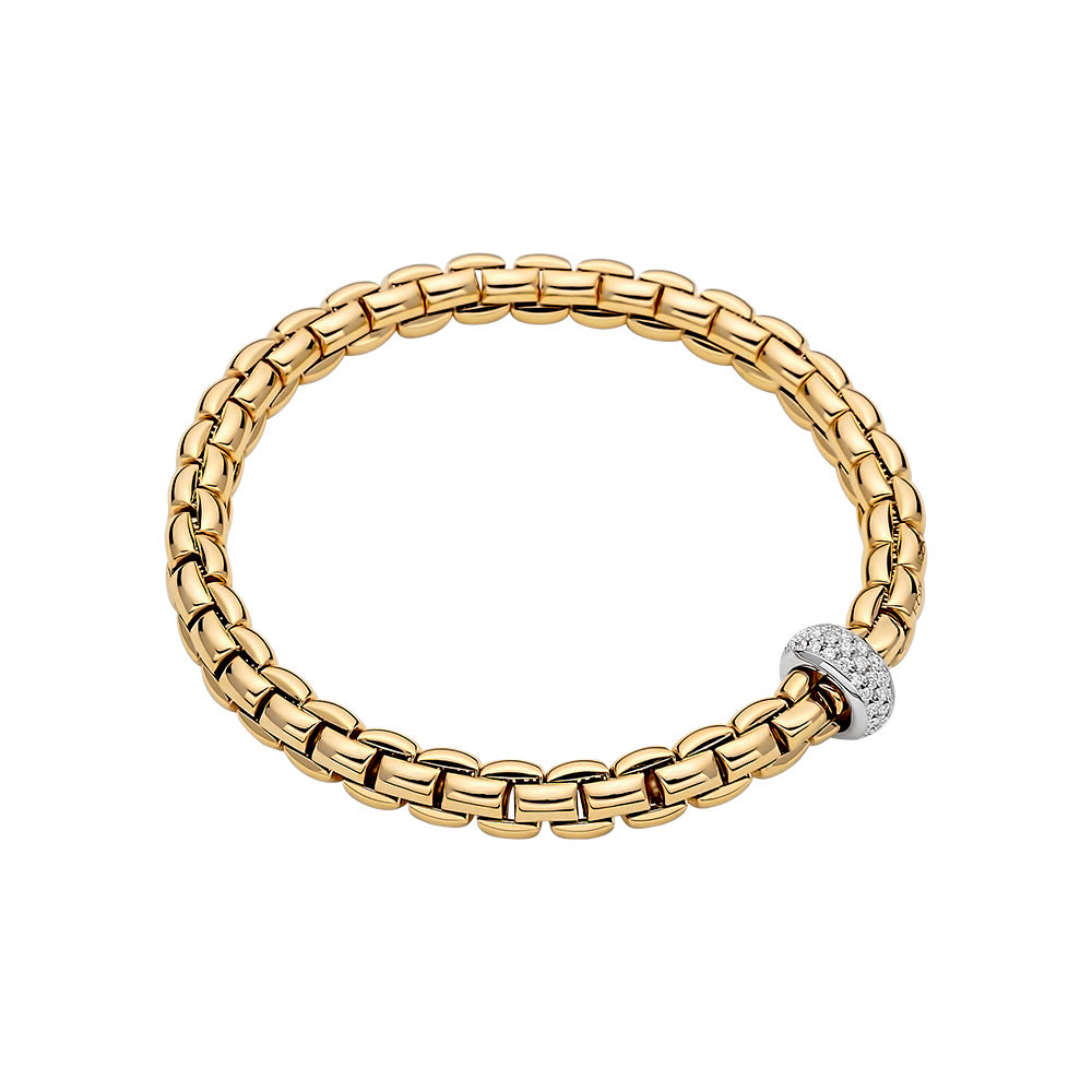 18Kt Yellow Gold  Eka Anniversario Flex-It Bracelet