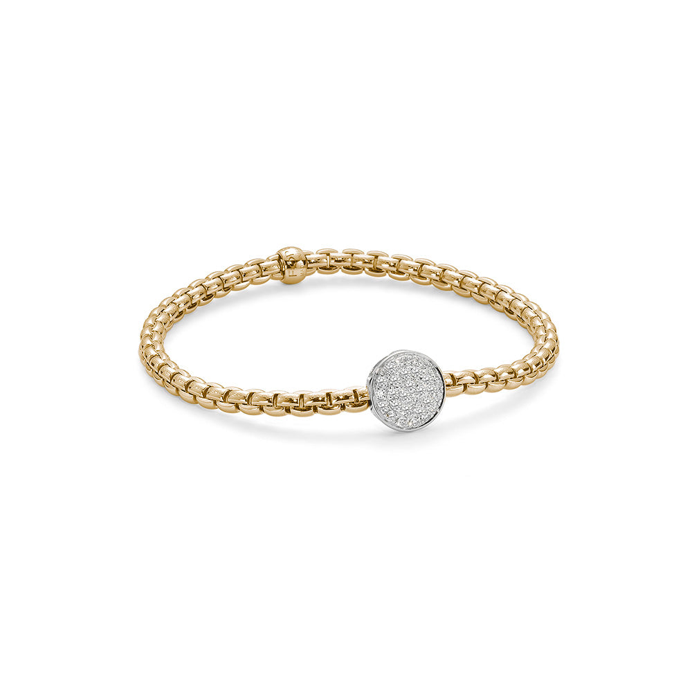 18Kt Yellow Gold Eka Tiny Flex-It Bracelet