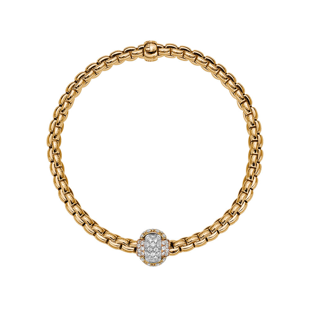 18Kt Yellow Gold Eka Tiny Flex-It Bracelet