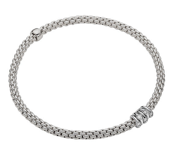Fope 18Kt White Gold Prima Bracelet