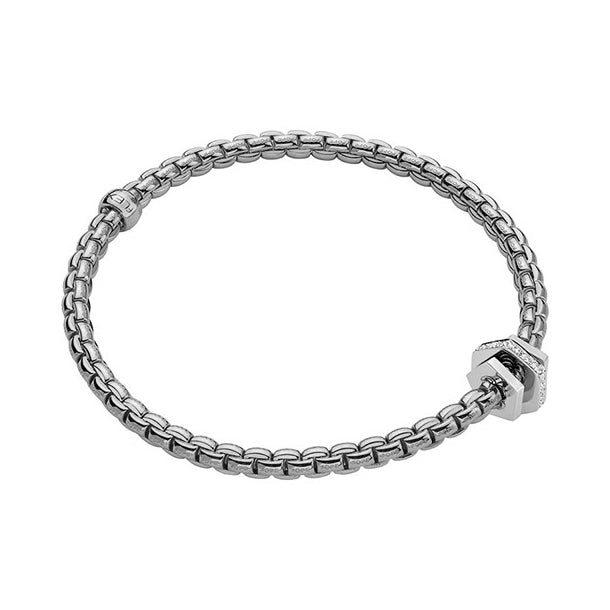 18Kt White Gold Fope Eka Bracelet