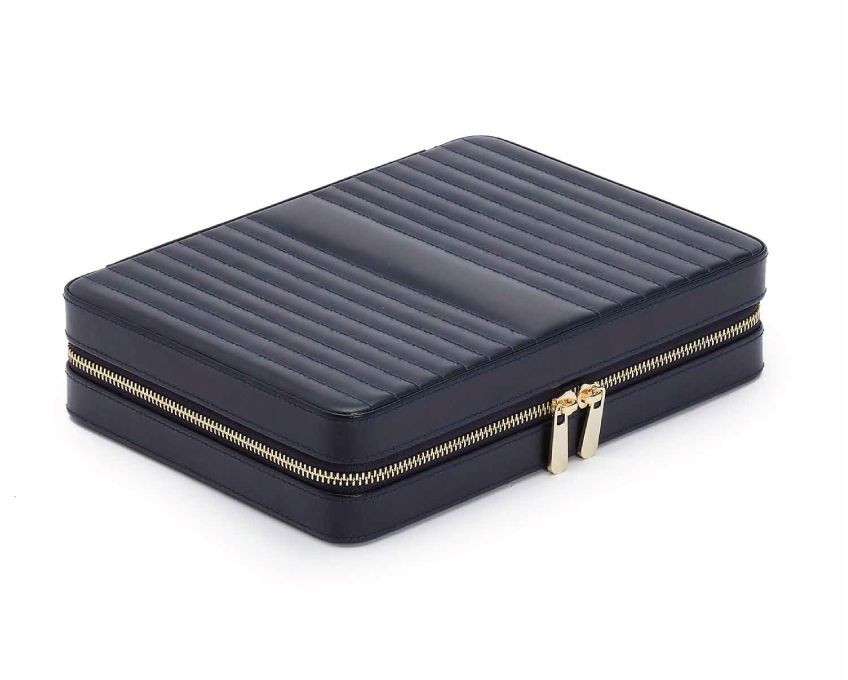 Wolf Maria Large Zip Case - Navy