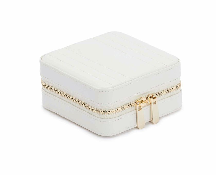 Wolf Maria Small Zip Case - White