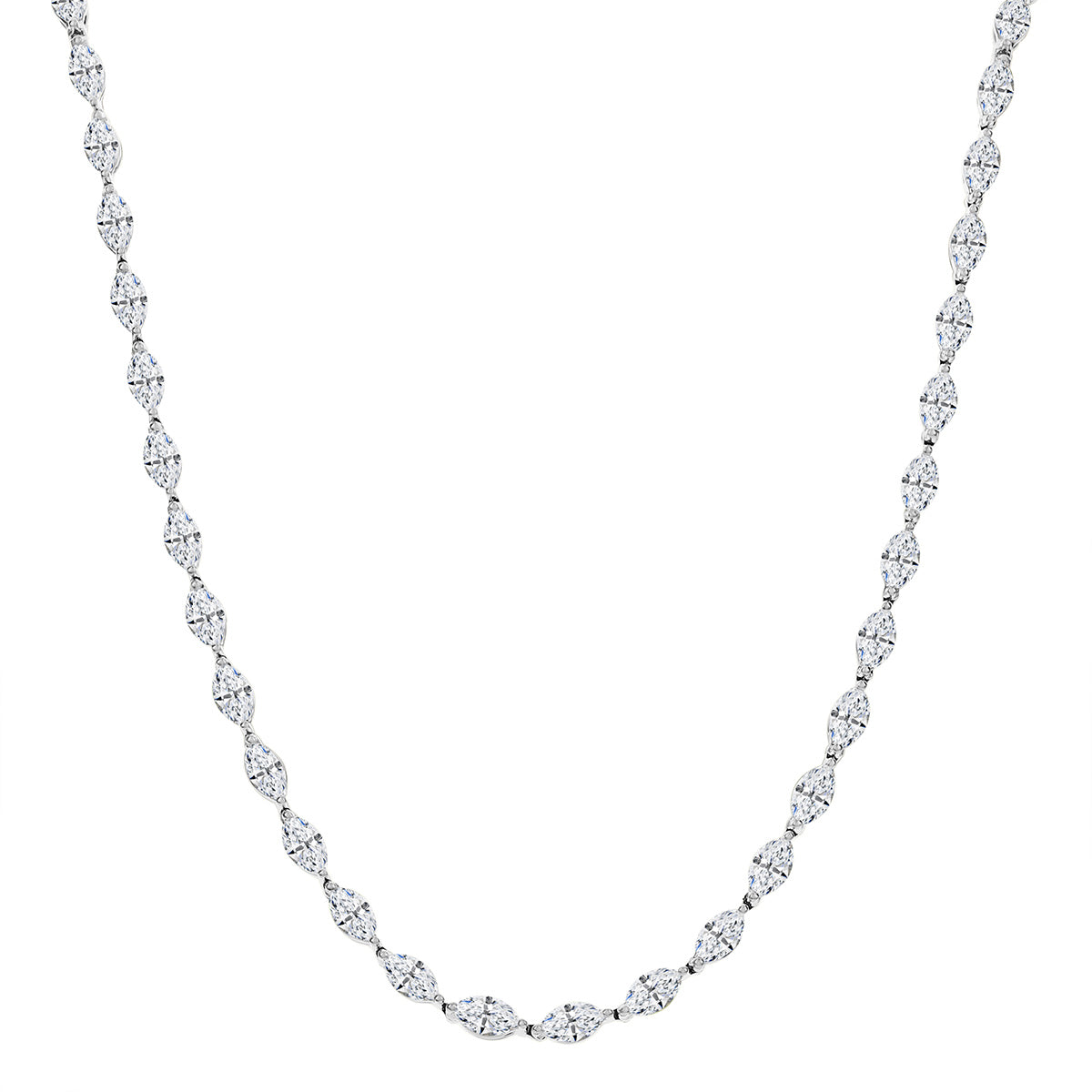 One 18Kt White Gold Necklace 11.85ct