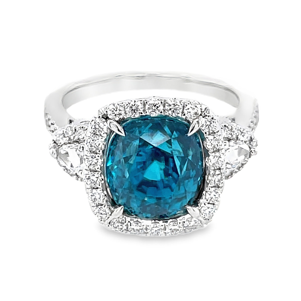 One 18Kt White Gold Ring 6.25ct