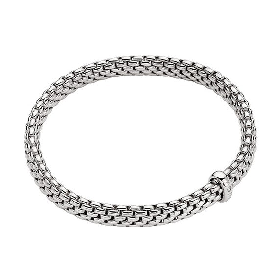 18Kt White Gold Fope Vendome Flex-It Bracelet