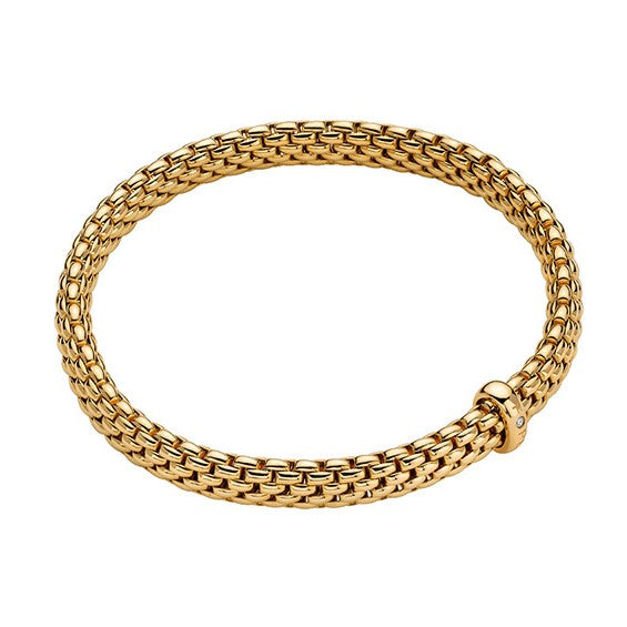 18Kt Yellow Gold Fope Vendome Flex-It Bracelet