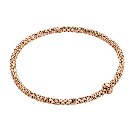18Kt Rose Gold Fope Prima Bracelet