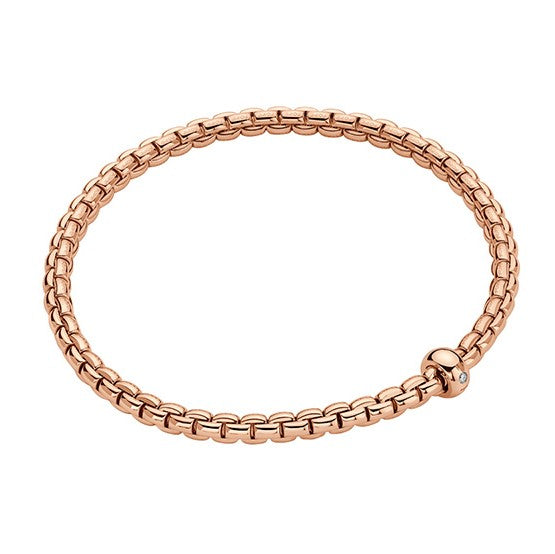 18Kt Rose Gold Fope Eka Flex-It Bracelet