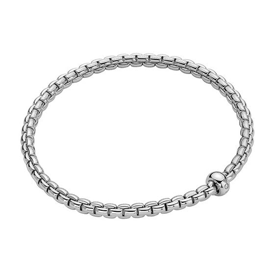 18Kt White Gold Fope Eka Flex-It Bracelet