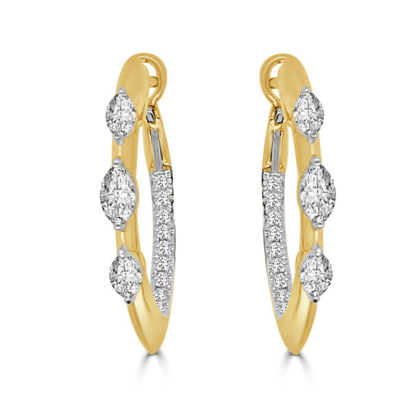 14Kt Hoop Earrings
