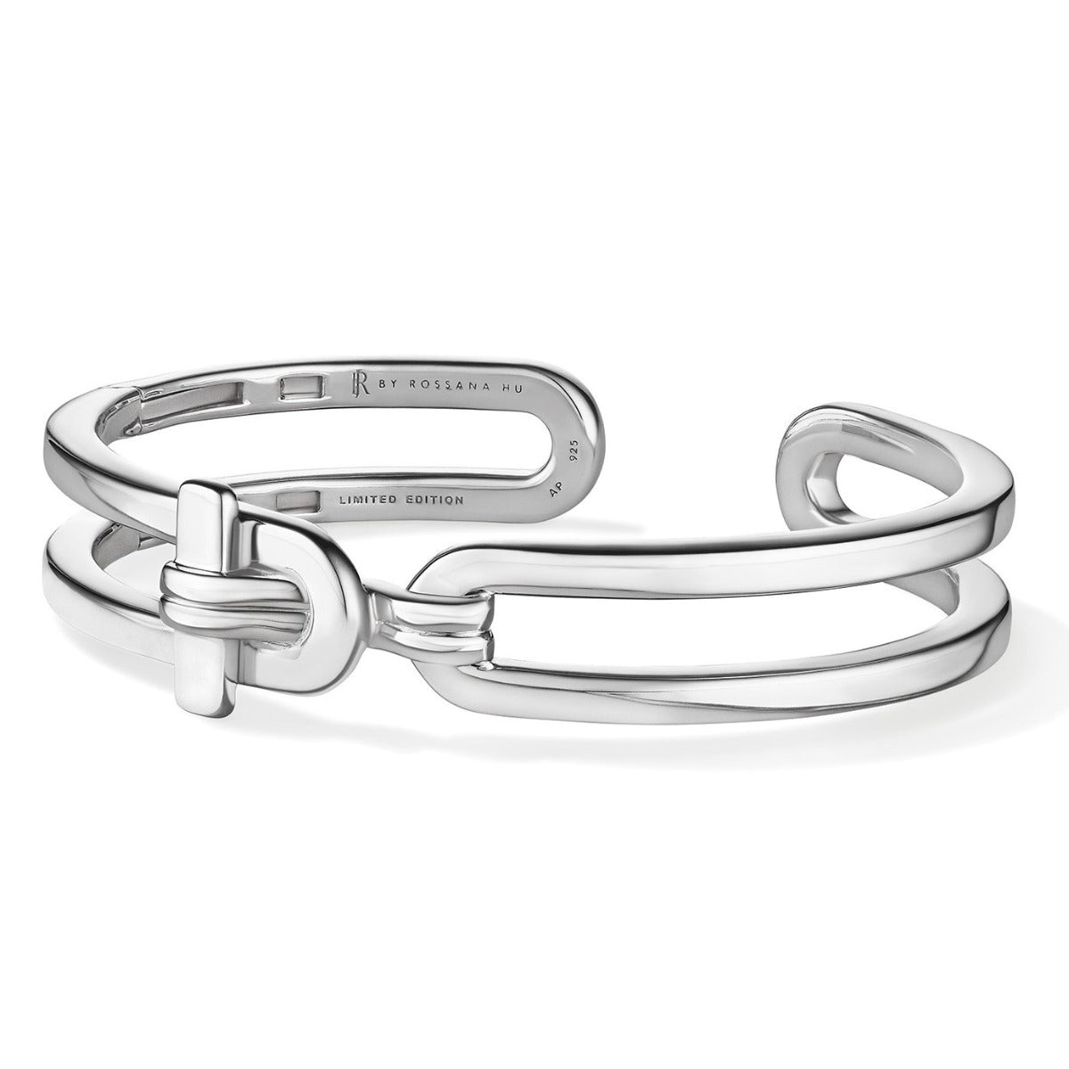 Judith Ripka Limited Edition Sterling Silver Rossana Hu Jie Knot Bracelet