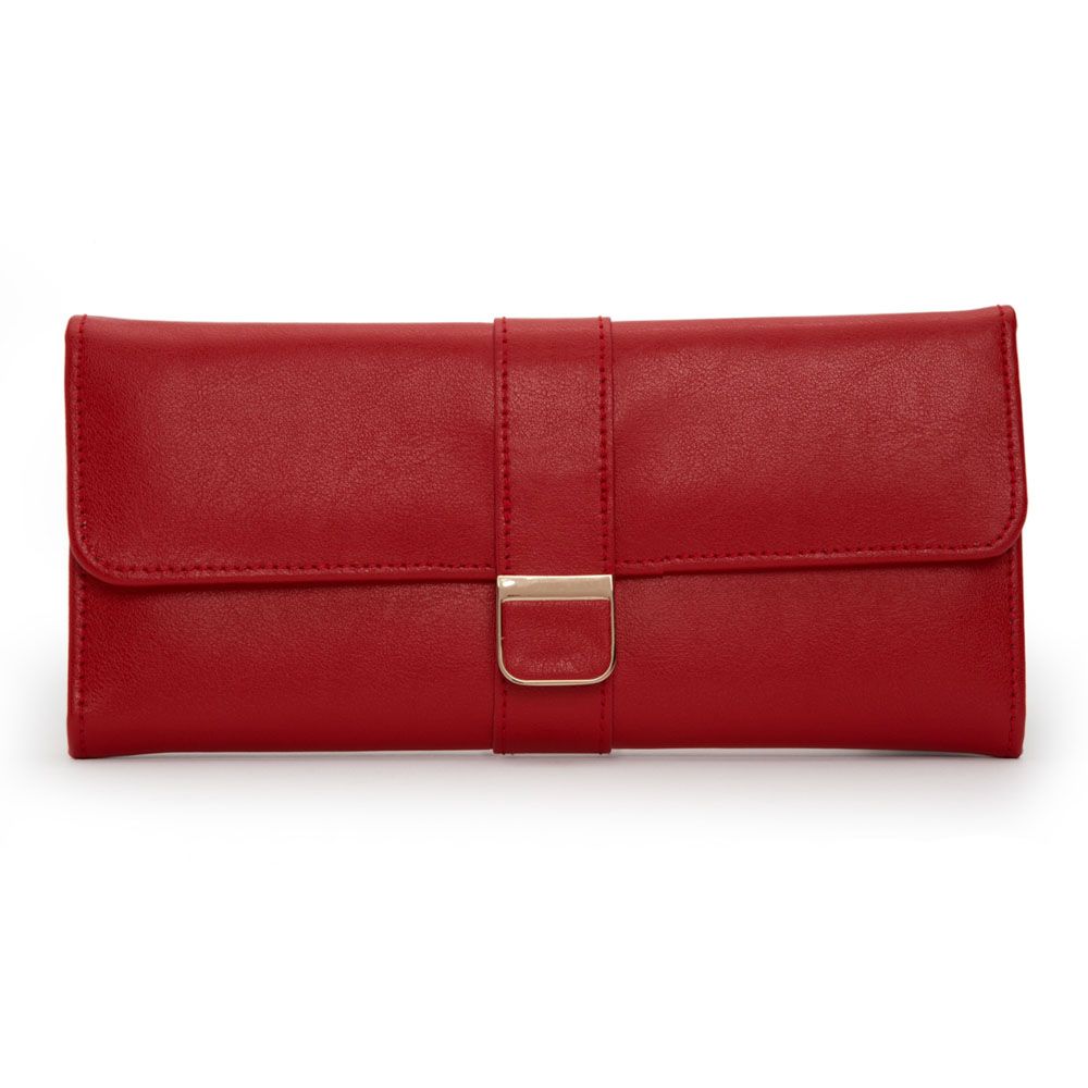 One Wolf Palermo Jewelry Roll - Red
