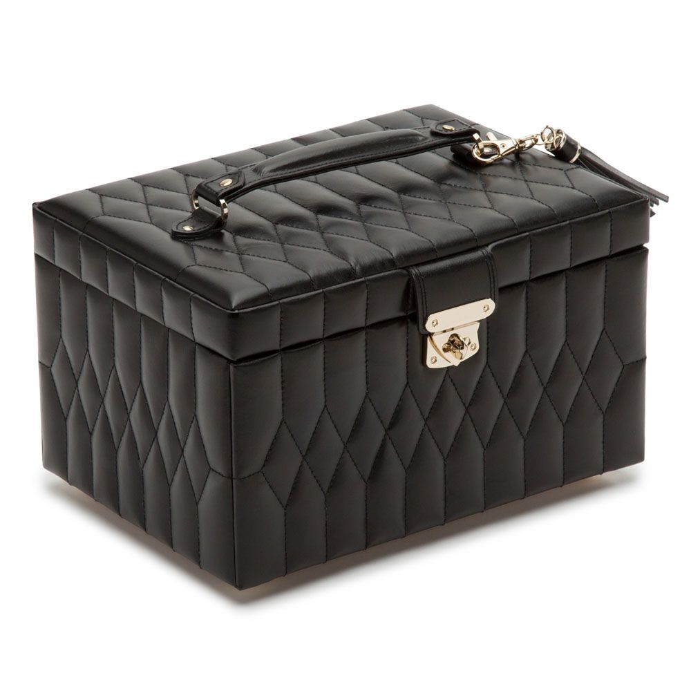 One Wolf Caroline Medium Jewelry Case - Black