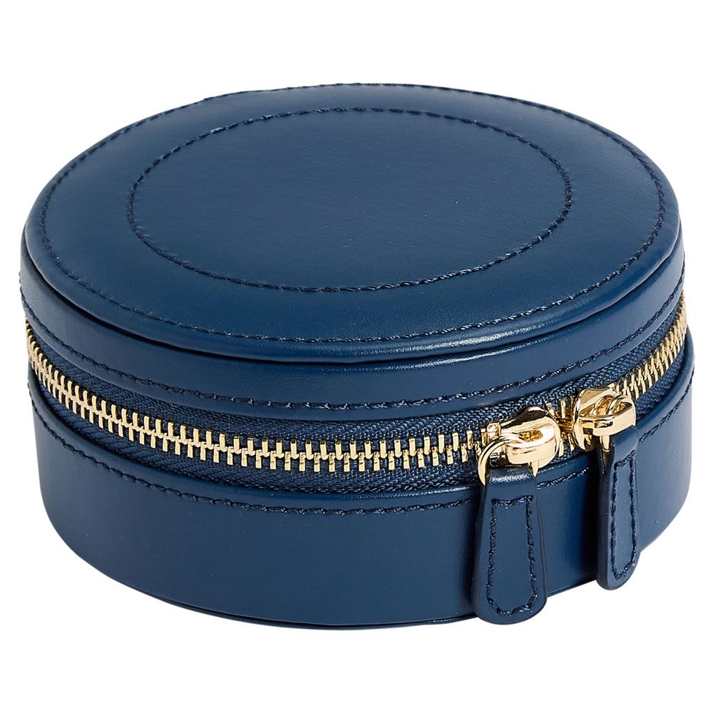 One Wolf Sophia Round Zip Case - Indigo