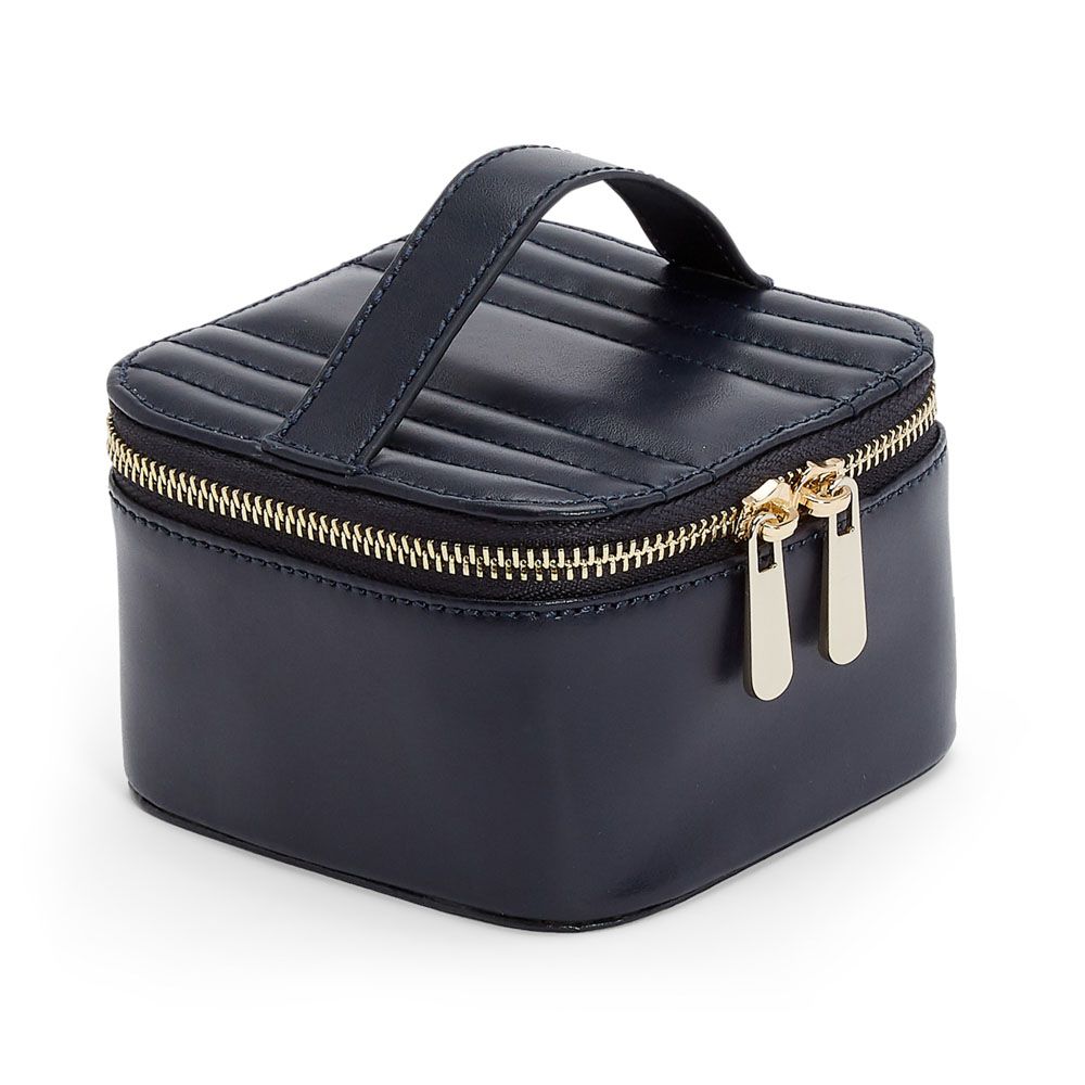 Wolf Maria Zip Jewelry Cube - Navy