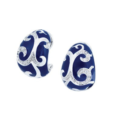 Royale Earrings, Blue