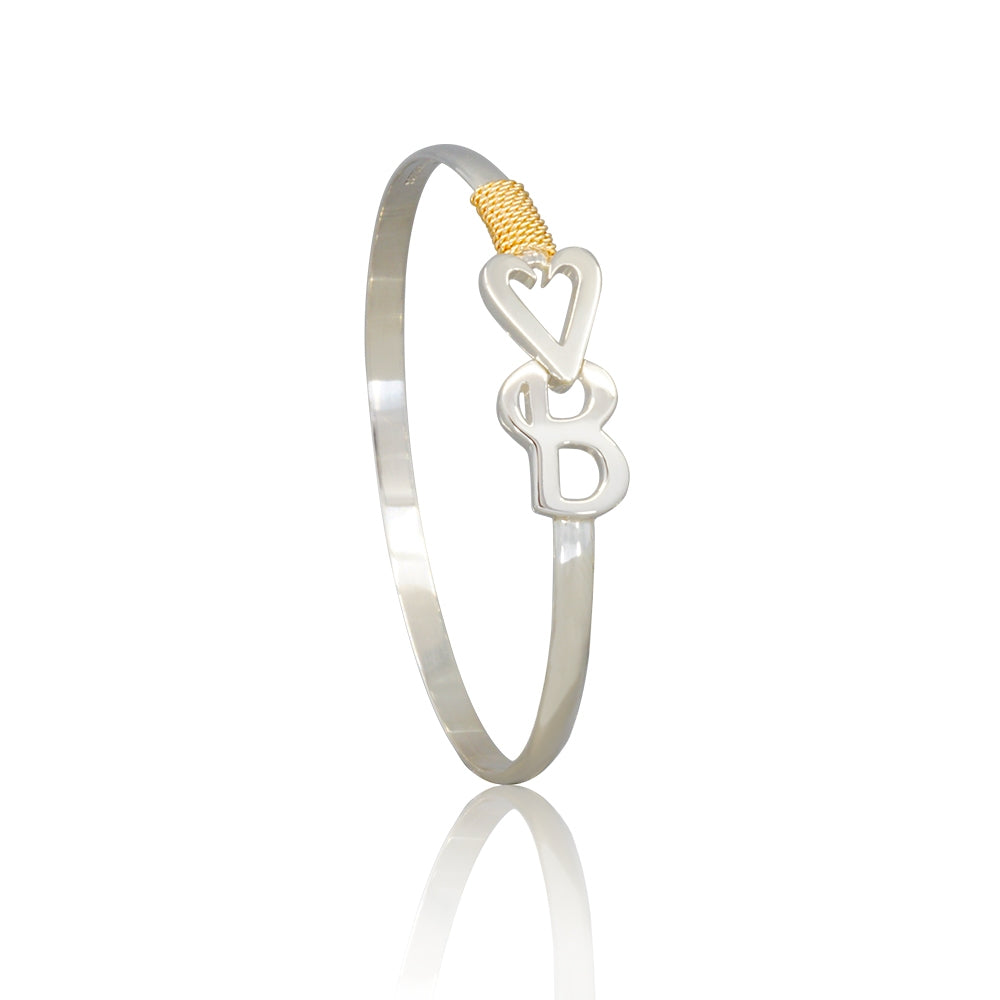 4mm Sterling Silver and 14Kt Yellow Gold Vero Beach Destination Bracelet