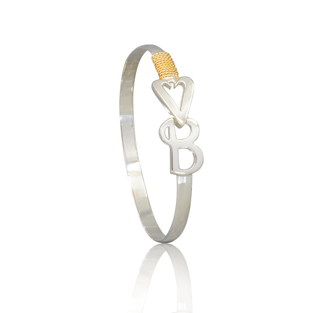 5mm Sterling Silver and 14Kt Yellow Gold Vero Beach Destination Bracelet