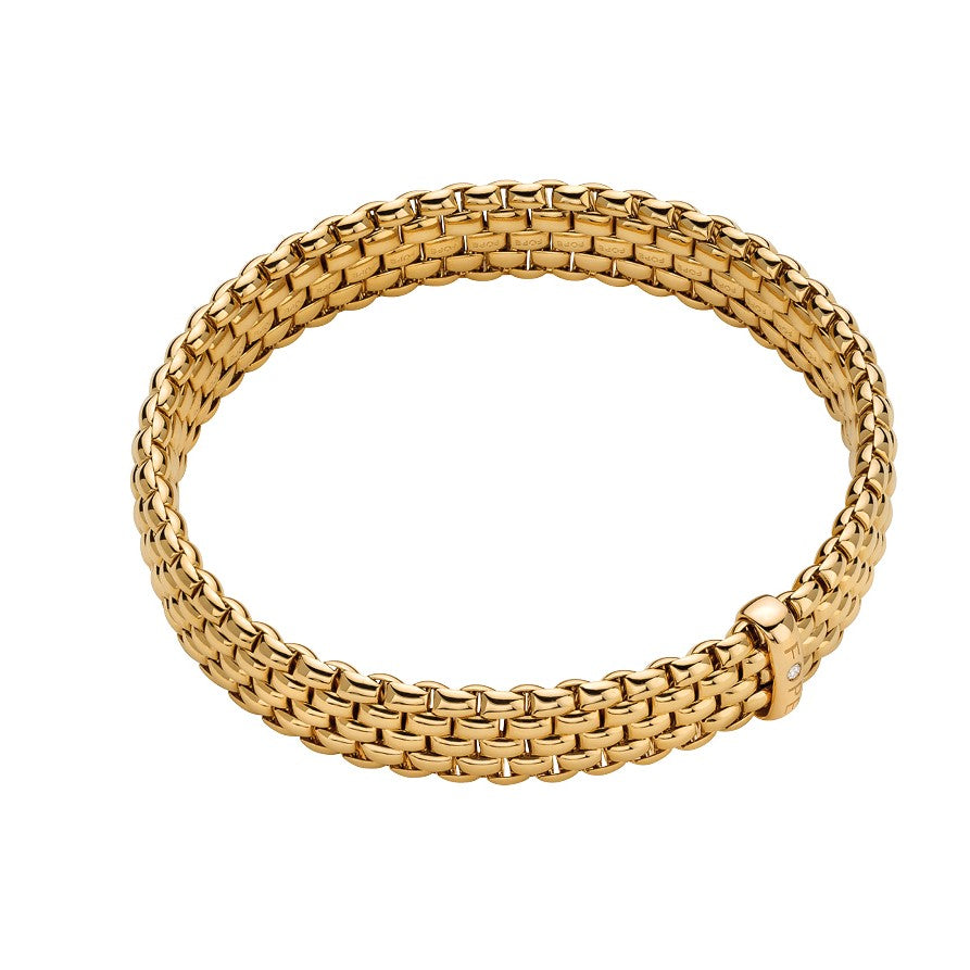 18Kt Yellow Gold Fope Panorama Expandable Bracelet