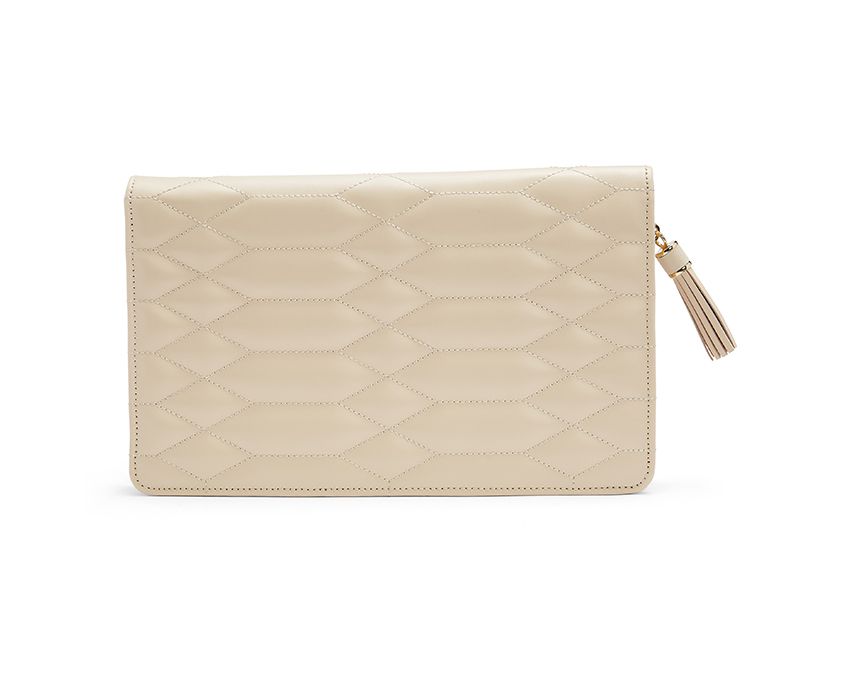 Wolf Caroline Large Jewelry Portfolio - Ivory