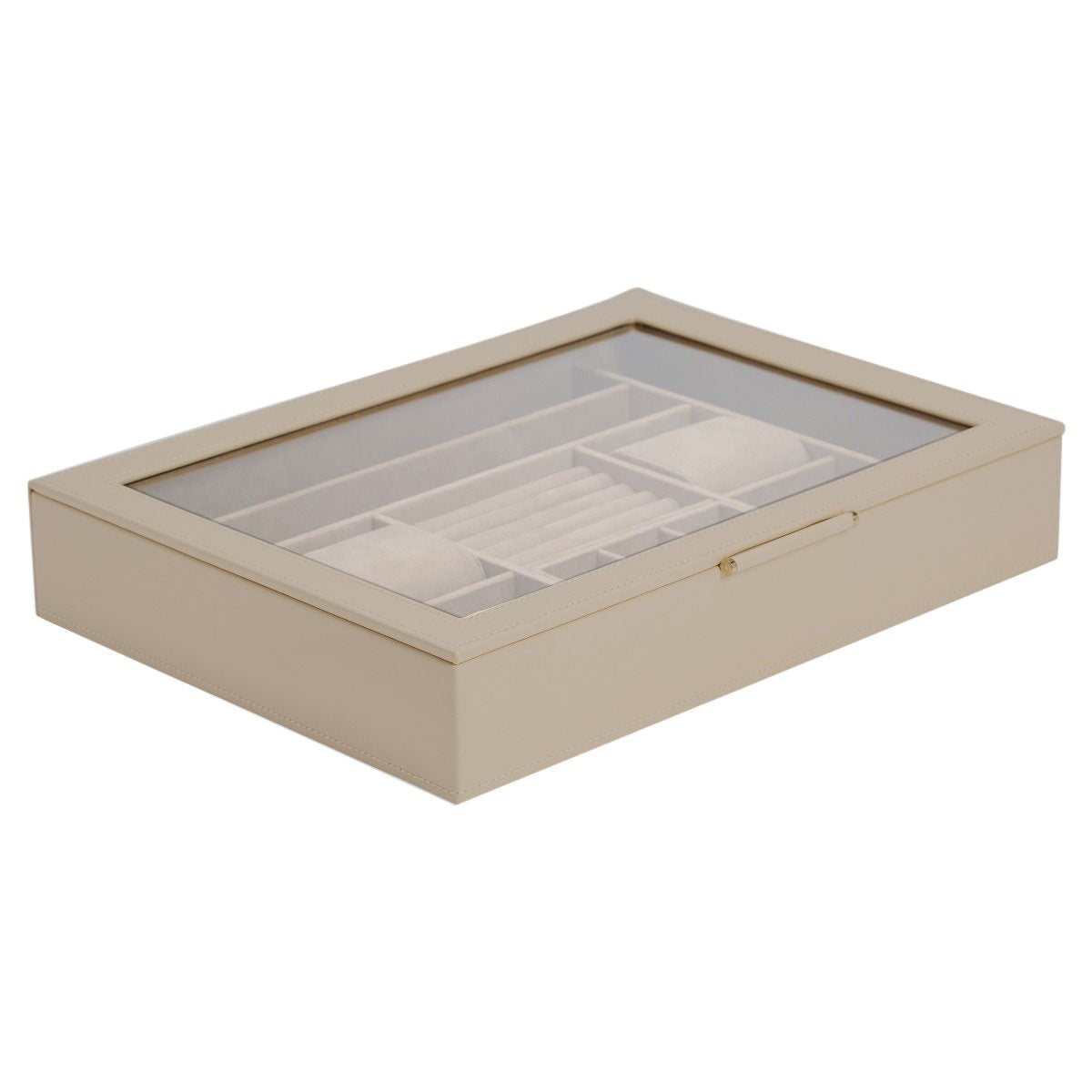 Wolf Sophia Jewelry Box W Window- Mink