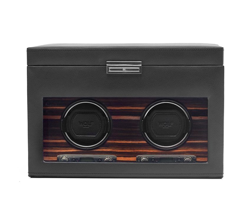 Wolf Roadster Double Watch Winder With Storage