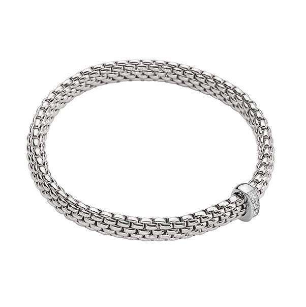 Fope 18Kt White Gold Vendome Flex-It Bracelet