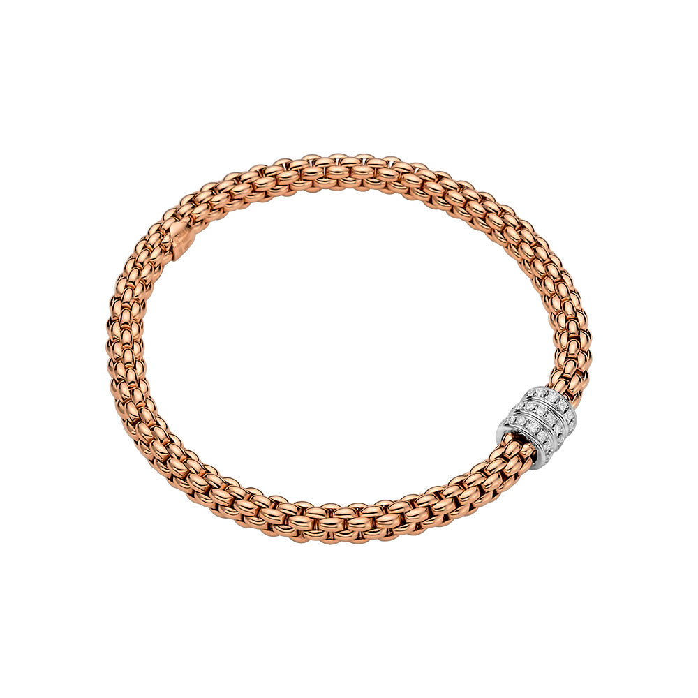 18Kt Rose Gold Solo Flex-It Bracelet