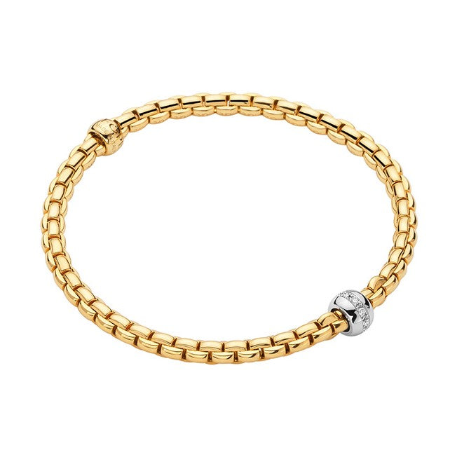 18Kt Yellow Gold Fope Eka Bracelet - Small