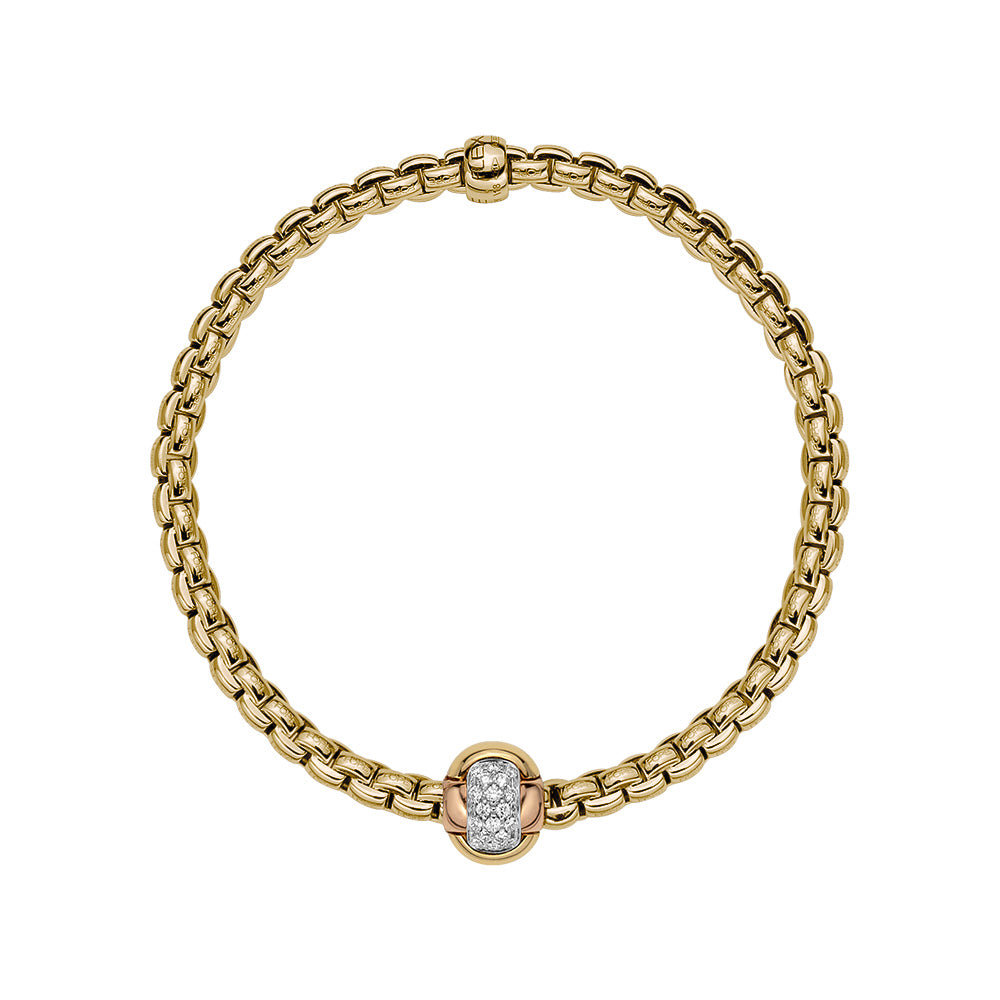 18Kt Yellow Gold Eka Tiny Flex-It Bracelet