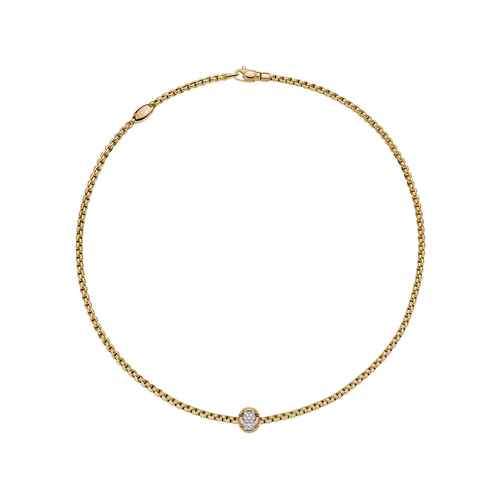 18Kt Yellow Gold Eka Tiny Necklace