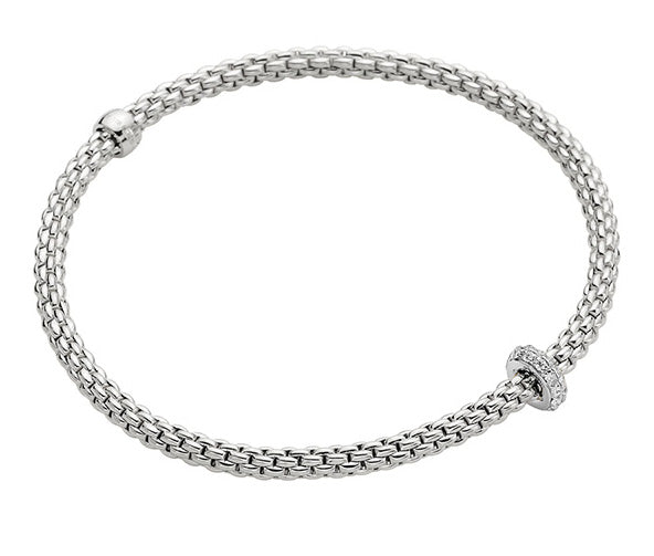 18Kt White Gold Fope Prima Bracelet