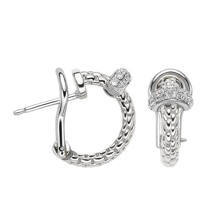18K White Gold Fope Prima Earrings