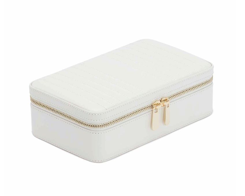 Wolf Maria Medium Zip Case - White