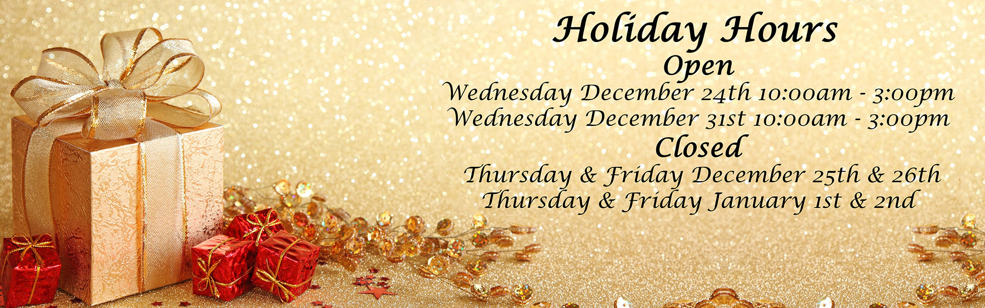Leigh Jewelers Holiday Hours