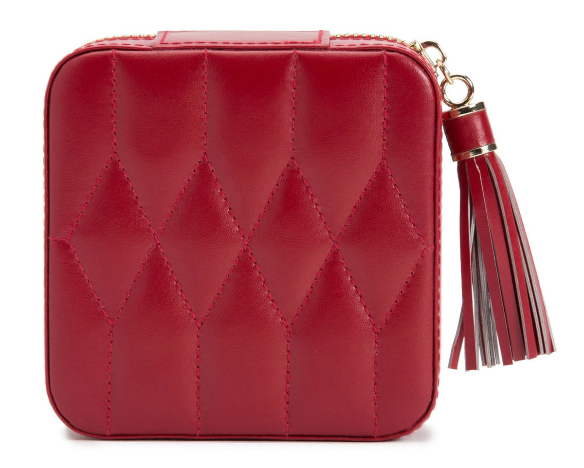 Wolf Caroline Zip Travel Case - Red