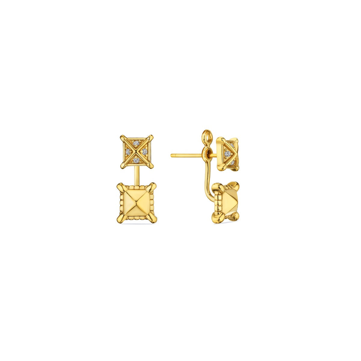 One Pair Of Judith Ripka Arete Earrings