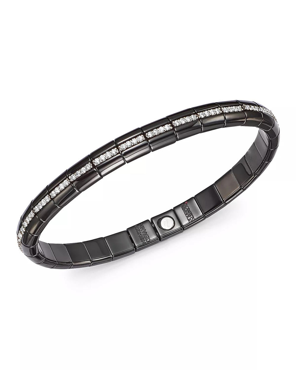 Pura Black Ceramic Expandable Bracelet