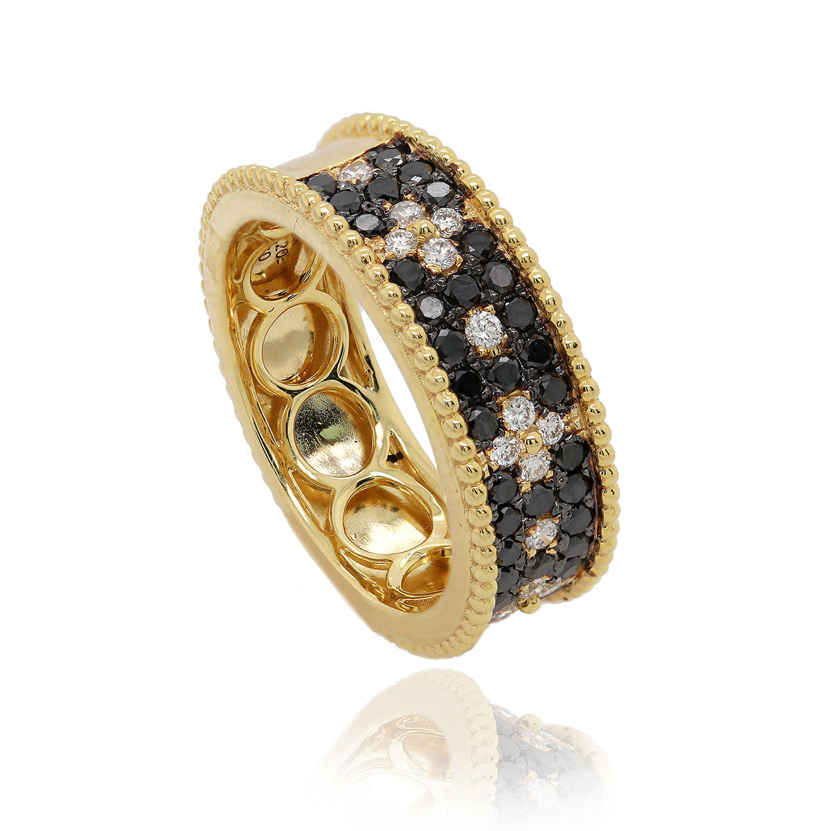 One 14Kt Yellow Gold Band